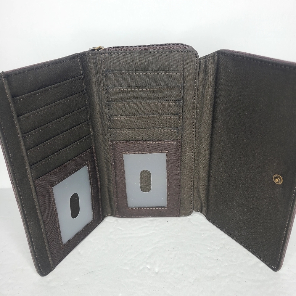 Montana West Azted Concealed Carry Satchel And Wallet‎ Set Coffee - Picture 9 of 10